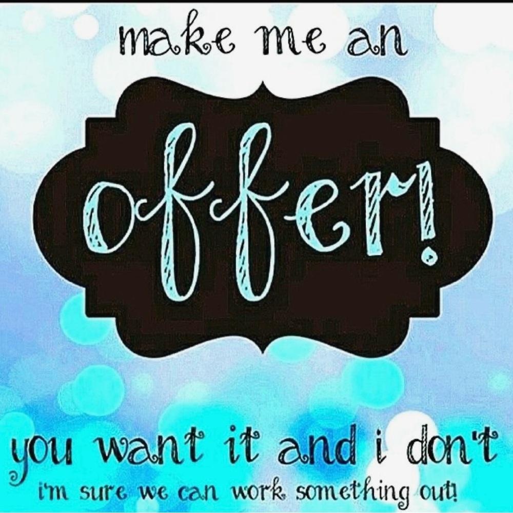 Reasonable offers accepted